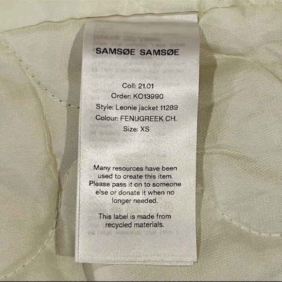 Samsoe Samsoe NEW XS Leonie Plaid Barn Coat Jacket Wool Blend $325 Nordstrom - Picture 14 of 15